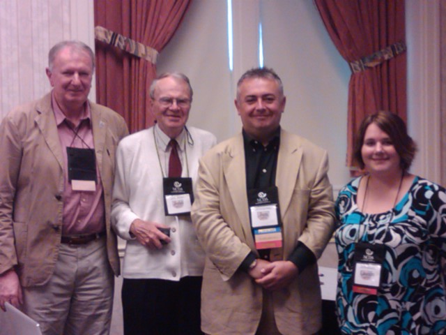 Robert Pryor, John Krumboltz, Jim Bright, and Lauren Daley NCDA 2009
